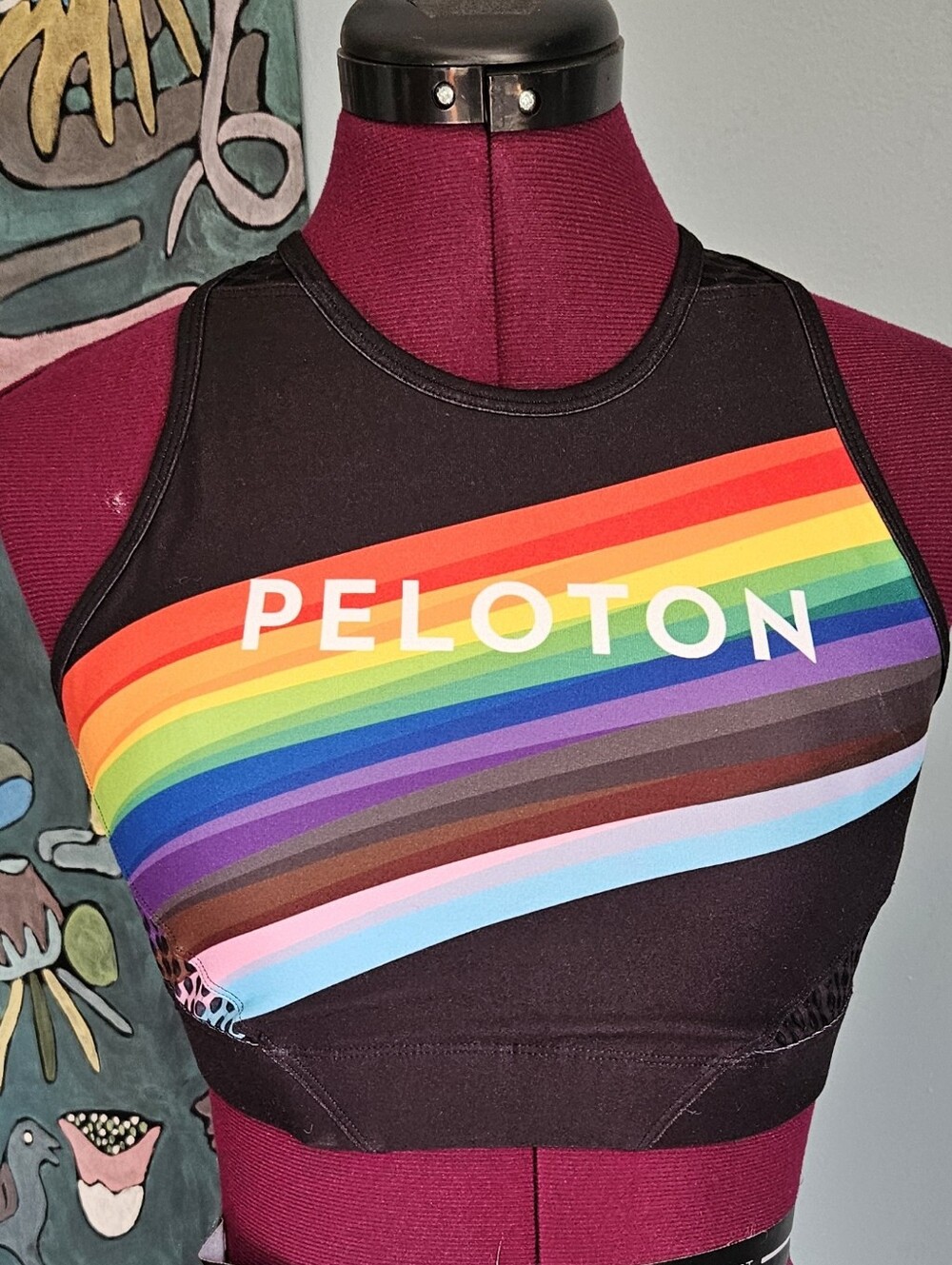 NWT Peloton Pride 21 High Neck Bra Size M